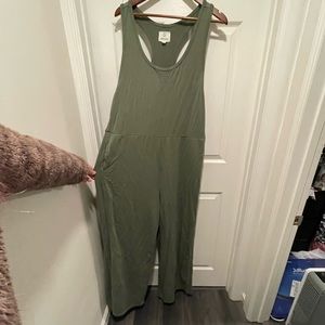 AE Offline Stretchy Overalls Olive Green XL